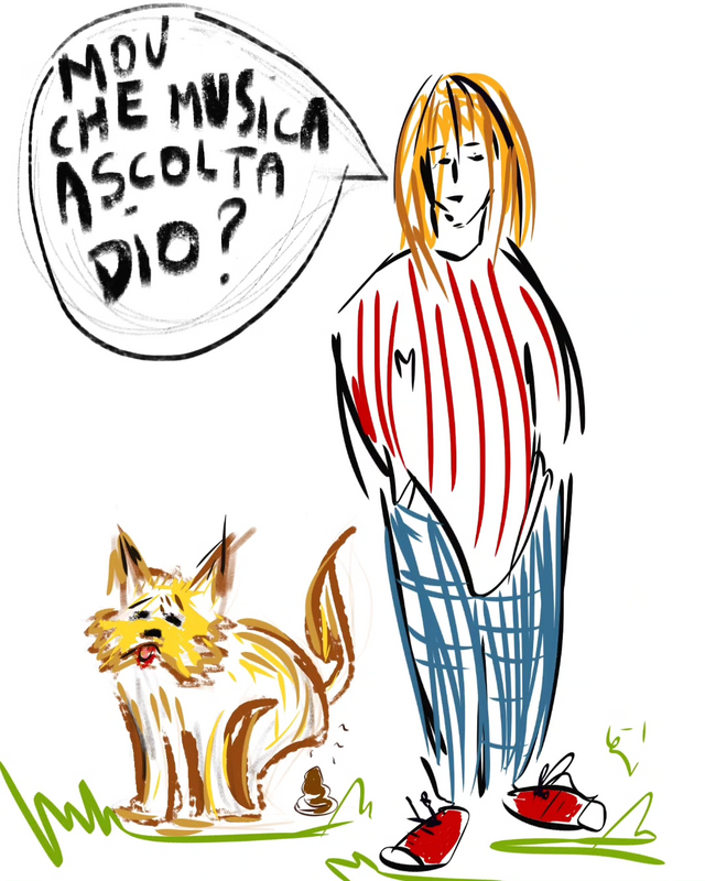 sola con un cane